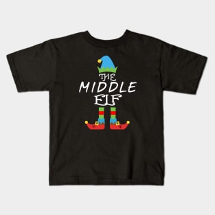 The Middle Elf Matching Family Group Christmas Party Kids T-Shirt